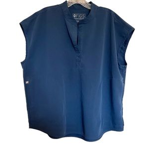 FIGS Dark Harbor Rafaela scrub top